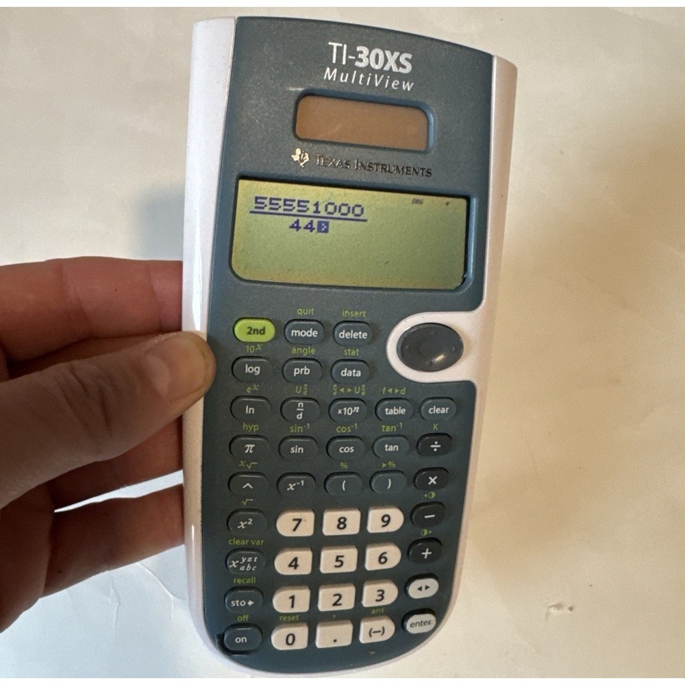 Texas Instruments TI-30XS MultiView Scientific Calculator - Blue